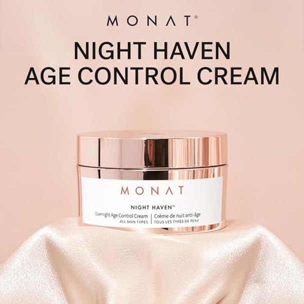 Monat Night Haven Crème – Intensive Hydrating Moisturizer For Face – Nighttime Repair Cream For Plump & Youthful Skin – Anti Aging Night Cream – Natural Night Cream With Shea Butter & Avocado Oil