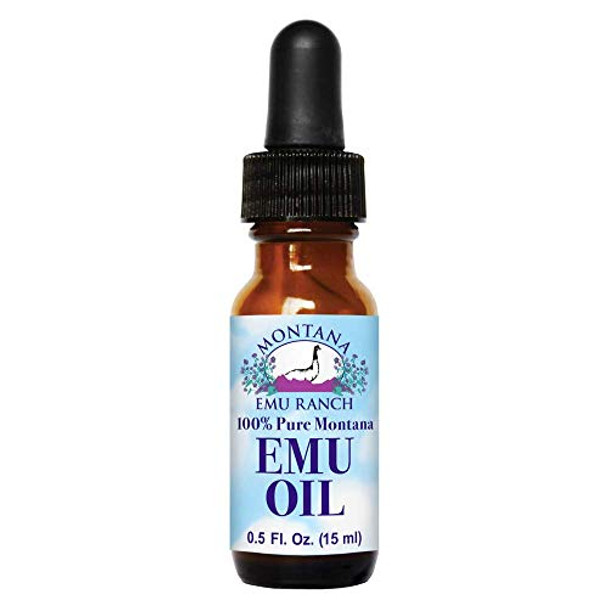 Montana Emu Ranch 100% Pure Montana Emu Oil Montana Emu Ranch Co. 0.5 Oz Liquid
