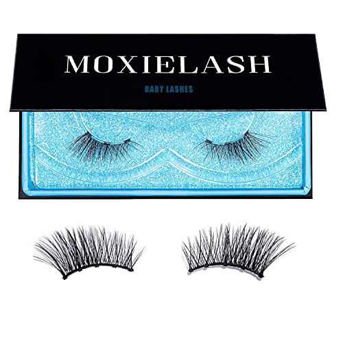 Moxielash Magnetic Eyelashes - Baby And Money Reusable Magnetic Lashes No Glue Or Alcohol
