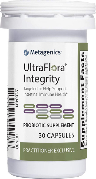 Metagenics UltraFlora Integrity Daily Probiotic Intestinal Health & Immune Support | 30 Count