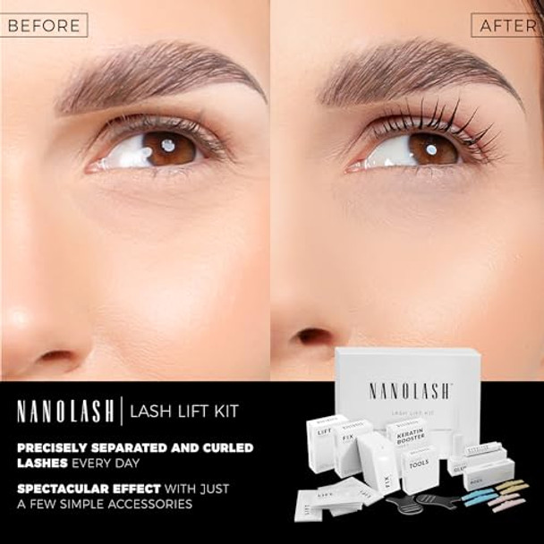 Nanolash Step 3 Keratin Booster 10 Sachets - Keratin Lash Lift And Lamination Conditioner