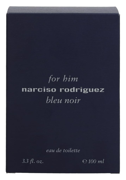 Narciso Rodriguez Him Bleu Noir Eau De Toilette Spray For Men 3.3 Ounce