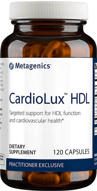 Metagenics CardioLux HDL - Targeted Support for HDL Function and Cardiovascular Health | 120 Count