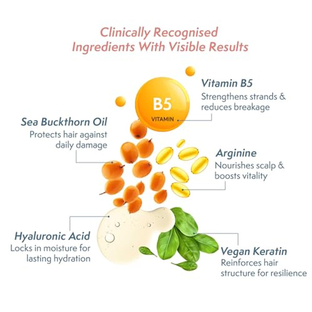 Nature Spell Bond Repair Conditioner Sulfate & Paraben Repairs & Nourishes Weak Strands With Vegan Keratin & Hyaluronic Acid Color Safe For All Hair Types Vegan 10.14 Fl Oz