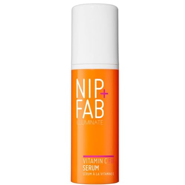Nip + Fab Vitamin C Fix Serum For Face With Carrot Oil And Acai Berry Extract Antioxidant For Skin Brightening And Toning 1.7 Fl Oz
