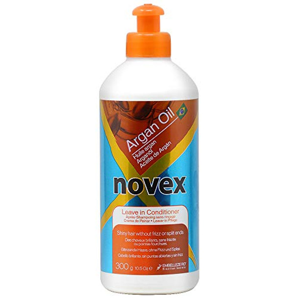 Novex Argan Oil Leave In Conditioner (10 Oz) - Prevents & Repairs Split Ends