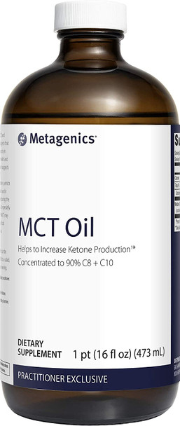 Metagenics MCT Oil Helps to Increase Ketone Production Featuring MCT Oil Concentrated to 90% C8 + C10 45 Servings