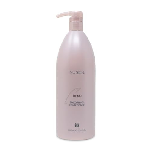 Nu Skin Renu Smoothing Conditioner 33.8 Fl Oz Deeply Hydrating Frizz-Control Formula For Smooth Silky Shiny And Manageable Hair For All Hair Types