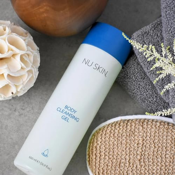 Nu Skin Body Cleansing Gel Gentle Hydrating Wash For All Skin Types Moisturizes Cleanses And Refreshes Skin Luxurious 16.9 Fl Oz Bottle For Daily Use