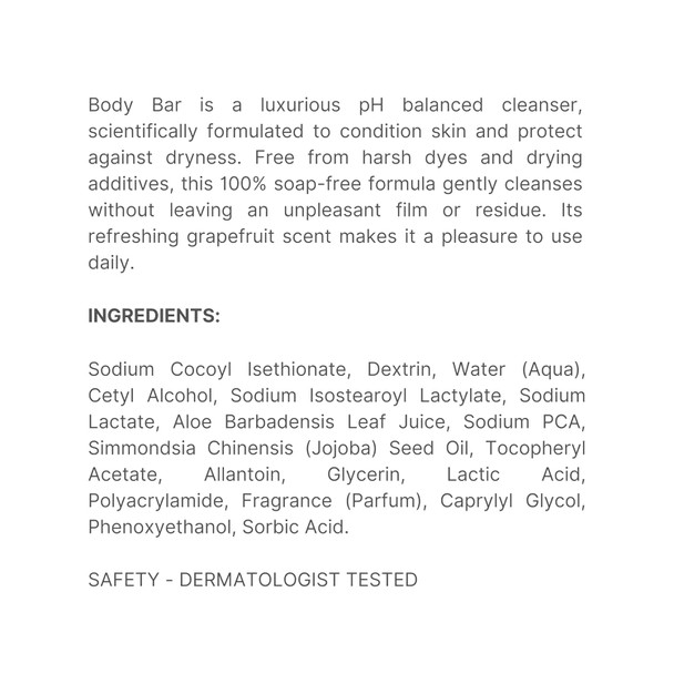 Nu Skin Body Bar Soap Gentle Cleansing Bar With Moisturizing Aloe Vera Non-Drying Daily Cleanser For Hands Body & Face Refreshing Scent Soft Hydrated & Revitalized Skin 4 Oz