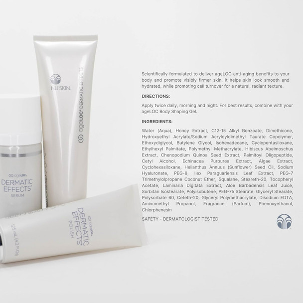 Nu Skin Ageloc Dermatic Effects Body Contouring Lotion Scientifically Formulated To Deliver Ageloc Anti-Aging Benefits For Visibly Firmer Hydrated Skin 1 Pack