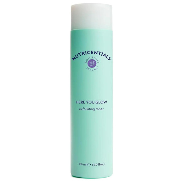 Nu Skin Here You Glow Face Exfoliator Toner Toner For Face With Water Salicylic Acid Glycolic Acid & Hydroxy Acid Blend Unclog Pores Prevent Acne Smooth & Hydrate Your Skin 150 Ml 2 Pack