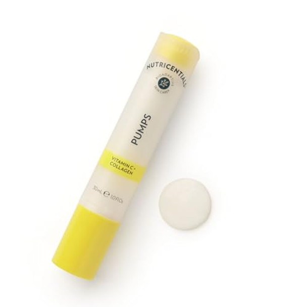 Nu Skin Nutricentials Vitamin C + Collagen Pump - Powerful Skin Serum Hydration And Luminous Complexion Vegan Collagen Fine Line Reduction Skin Care (2 Fl Oz)