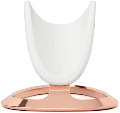 Nu Skin Lumispa Io Stand Luxurious Rose Gold Finish Elegant Compact And Space-Saving Design Secure Durable Slip-Resistant Ideal For Vanity And Bathroom Display