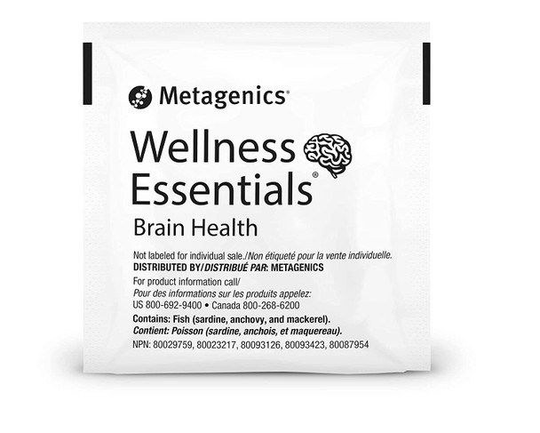 Metagenics Wellness Essentials Brain Health Comprehensive Support For Cognitive Function And Brain Health 30 Daily Packets