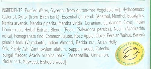 Auromere Ayurvedic Mouthwash Fluoride Alcohol 16 Fluid Ounce (Pack Of 3)