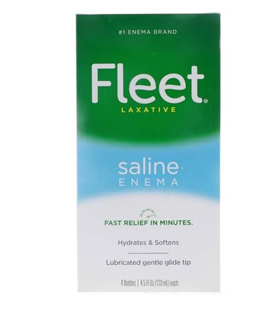 Fleet Saline Enema 4.50 Oz (Pack Of 3)