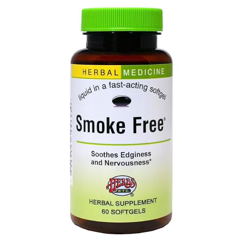 Herbs Etc. - Support While Quitting - Healthy Respiratory System Support - Aids Against Edginess & Unpleasant Attitudes - 60 Softgels (60 Servings)