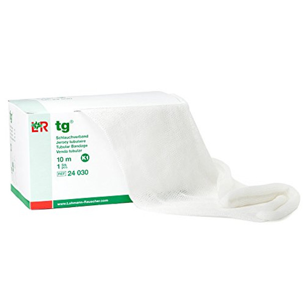 Lohmann & Rauscher Tg Tubular Bandage Seamless Knit Stockinette Wrap For Lymphedema Compression Bandaging 67% Cotton 33% Viscose Size K1 10 M Roll