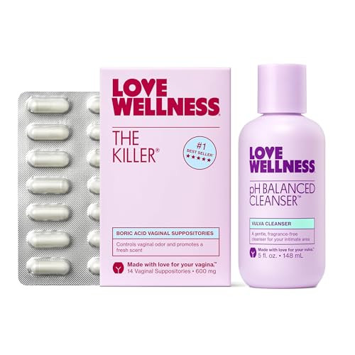 Love Wellness Ph Balancing Cleanser & The Killer Feminine Balance Duo Supports Balanced Ph Intimate Health & Hygiene