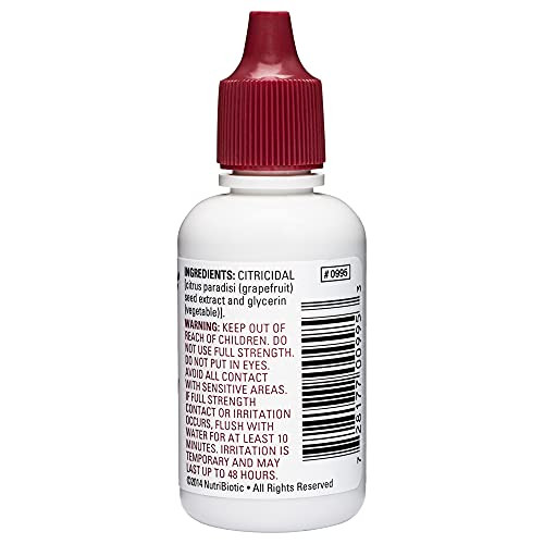 Nutribiotic – Maximum Gse 1 Oz Liquid Grapefruit Seed Extract Premium Concentrate With Bioflavonoids Highly Potent Vegan Gluten & Non-Gmo