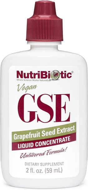 Nutribiotic – Gse 2 Oz Liquid The Original Grapefruit Seed Extract Premium Concentrate With Bioflavonoids Potent Immune & Overall Health Support Vegan Gluten Non-Gmo