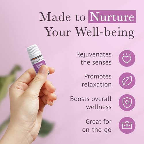 Pranarom - Digital Detox Wellness Blend 5Ml - For Tech-Savvy Individuals - Diffusing For Relaxation Ambiance - 100% Pure Organic Essential Oils
