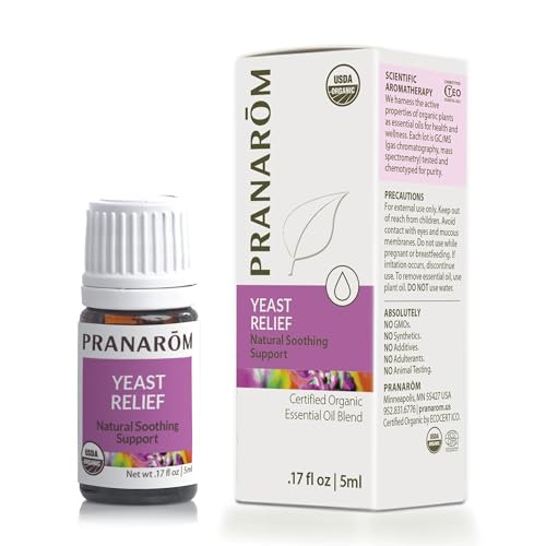 Pranarom - Yeast Relief Wellness Blend 5Ml - Aromatherapy With Essential Oils - Organic Ingredients - Pure Soothing Cruelty- Uv-Protected