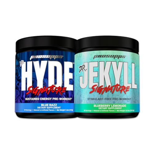 Prosupps Mr. Hyde® Signature Blue Razz And Dr. Jekyll® Signature Blueberry Lemonade Bundle