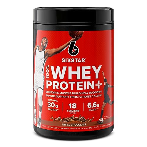 Six Star Elite Series 100% Whey Protein Plus Triple Chocolate 1.8Lbs Us & Creatine Powder Creatine X3 Creatine Hcl + Creatine Monohydrate Powder