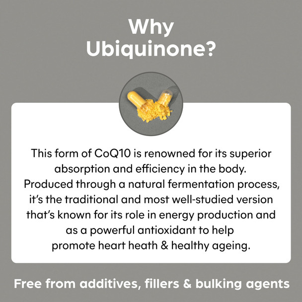 Purolabs CoQ10 Ubiquinol Coenzyme Q10 High Strength – 100mg CoQ10 Supplement for Energy Heart Brain & Cellular Support – High Absorption Ubiquinone Formula – 60 Vegan Capsules