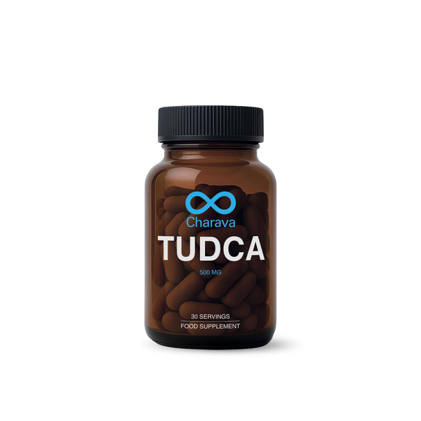 Charava Tudca 500mg | Ultimate Liver Support | Antioxidant & Detox | Promotes Healthy Cholesterol & Insulin Sensitivity | Vegan-Friendly, Pharmaceutical-Grade | Based & Tested in UK | 30 Day Supply