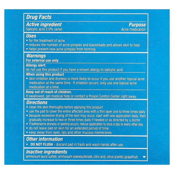 Stridex XL Face Body Pads 90 Count