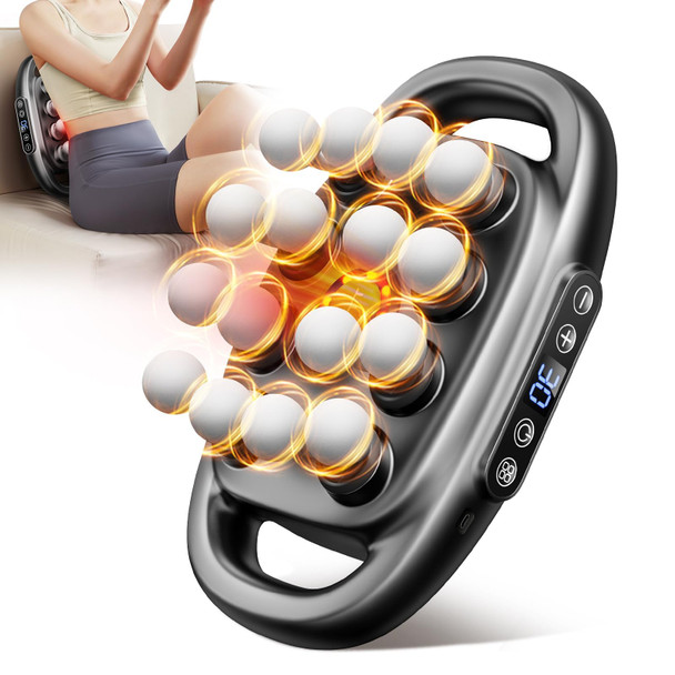 VTT 16-Head Massage Gun Set Deep Tissue Percussion Massager with 3 Modes & 30 Intensities Quiet Muscle Massage Gun for Back Shoulders Legs Foot Body Muscle Pain Relief