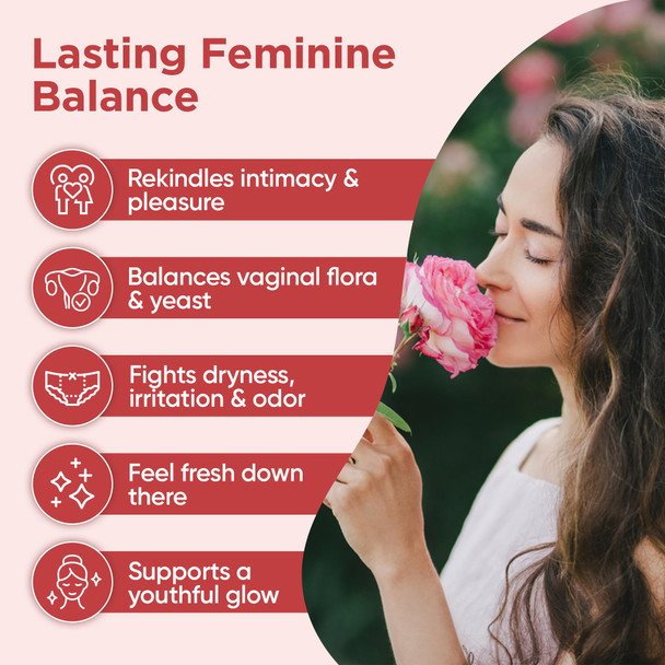 BB Company Radiancy | Vaginal Probiotics for Vaginal Dryness pH Balance | Fights Itch Odor | Anti-Aging | Hyaluronic Acid Probiotics Vitamin C Multi Collagen | 120 Ct