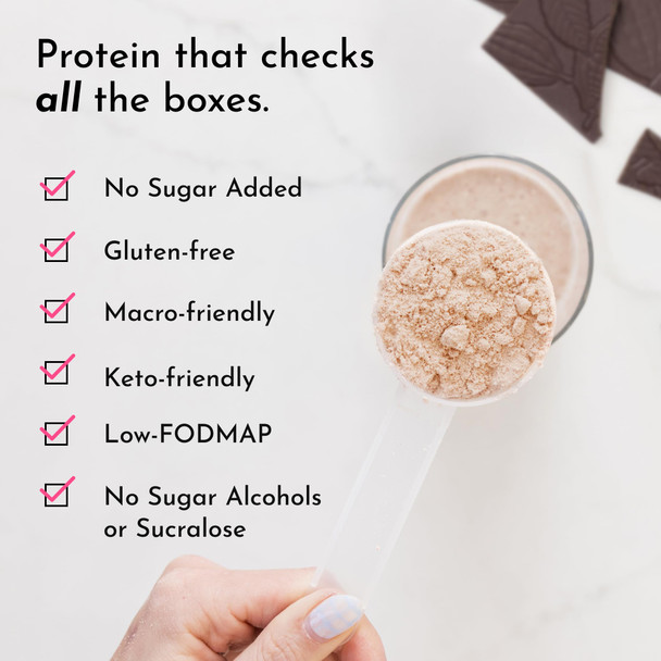 JUST INGREDIENTS Coconut Chocolate Protein Powder – 30-Serving Blend with 100% Grass-Fed Whey & Organic Plant Proteins – Creamy Coconut Cocoa Flavor – Supports Muscle Recovery Energy*