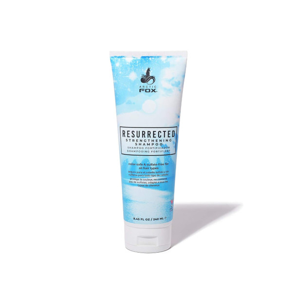 Arctic Fox Resurrected Strengthening Shampoo, Vegan, Cruelty Free, Color Safe, Sulfate Free, Hydrating, Nourishing, Frizz Control, All Hair Types, 8.45 fl oz