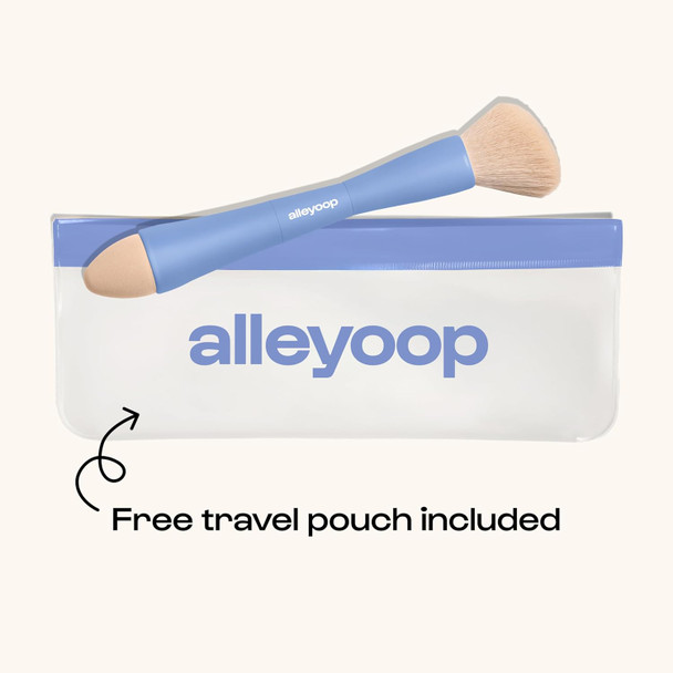 Alleyoop Multi-Tasker 4-in-1 Travel Makeup Brush Set
