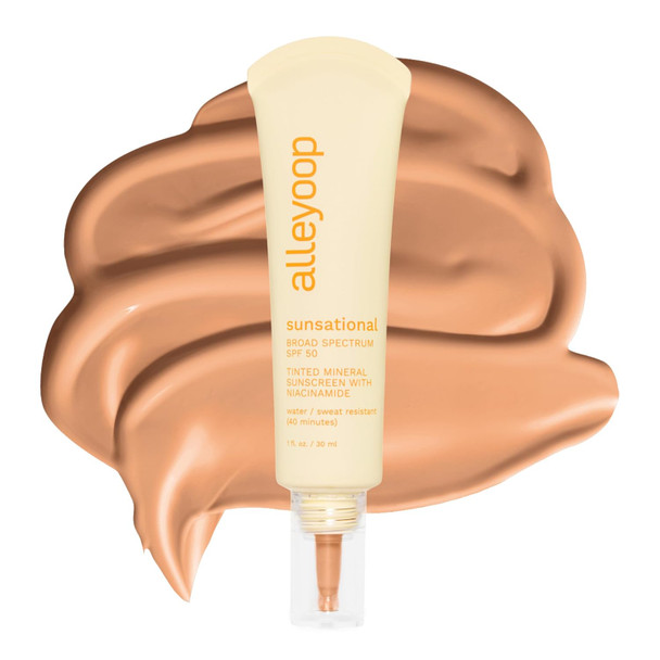 Alleyoop Sunsational Tinted Moisturizer SPF 50 for Face Broad Spectrum