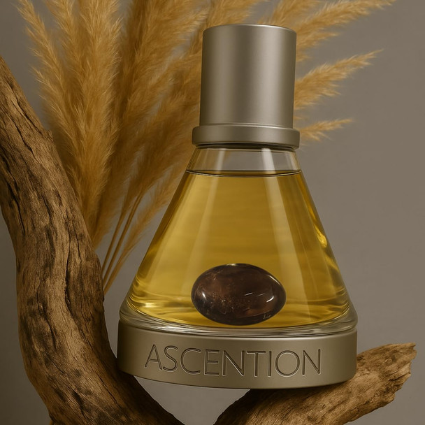 ASCENTION Ascent to Detox: Mysterious Woody Elegance with Smoky Quartz. Elevate Mindset, Cleanse Energy. Dual Chakra Activation. Sensual Upliftment, Calmness, Personalized Intent
