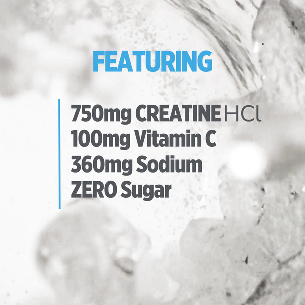 CON-CRET Creatine HCl + Hydration | Electrolyte Powder Tub | Lemon Lime | Sugar Free Electrolytes | Rehydration Formula w Potassium Sodium Zinc Magnesium to Hydrate & Recover (40 serv)