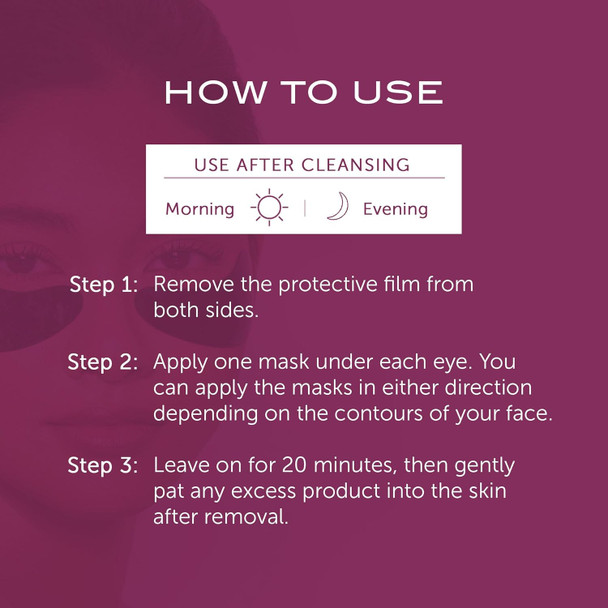 111SKIN Black Diamond Eye Mask, Hydrating Under Eye Patches for Dark Circles with Retinol, Hyaluronic Acid & Niacinamide, Helps Lift & Firm the Appearance of Fine Lines & Undereye Area, 8 Pairs