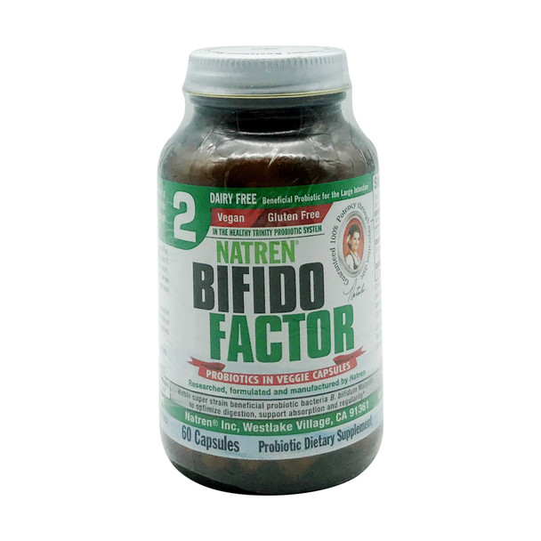 Natren Bifido Factor Dairy Free Capsules 60-Count