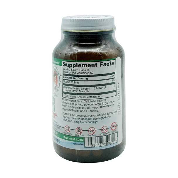 Natren Bifido Factor Dairy Free Capsules 60-Count