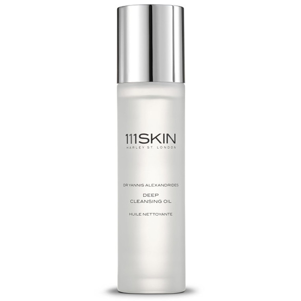 111SKIN Deep Cleansing Oil for Face, Lightweight Hydrating Facial Oil Cleanser for All Skin Types, Makeup Remover with Ceramides, CICA & NAC Y2 Complex Gently Removes Blackhead & Impurities, 3.4 fl oz