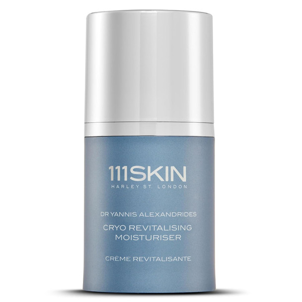 111SKIN Cryo Revitalising Moisturiser, Hydrating Gel Face Cream with Hyaluronic Acid, Ginseng Complex & ATP for Skin & Neck, Firming & Tightening Daily Face Moisturizer for All Skin Types, 1.69 fl oz