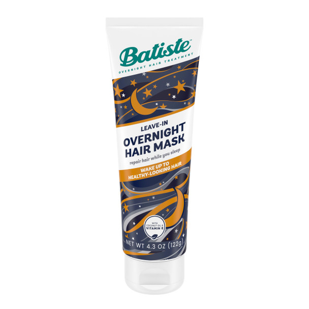 Batiste Overnight Deep Conditioning Leave-In Hair Mask Repair Hair Hair Conditioner Nourish Dry Hair Overnight Infused with vitamin E for Enhancing Haircare 4.3oz.