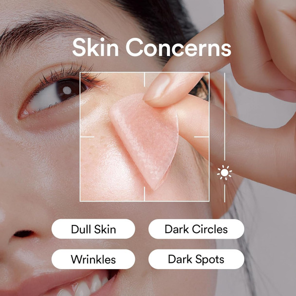 Abib PDRN Retinal Eye Patch Hydrogel Masks for Dark Circles Puffiness Fine Lines 60 Patches 84g with Niacinamide K-Beauty Skincare