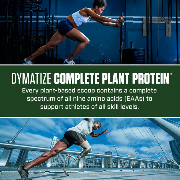 Dymatize Vegan Plant Protein Smooth Vanilla 25g Protein 4.8g BCAAs Complete Amino Acid Profile 15 Servings