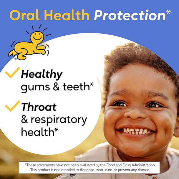 BioGaia Nurture & Grow for Toddlers  Ages 1+  Liquid Probiotic  Allergen-Free  Triple-Benefit Probiotic for Kids Digestive Health Immune Support & Oral Health Protection  25-Day Supply